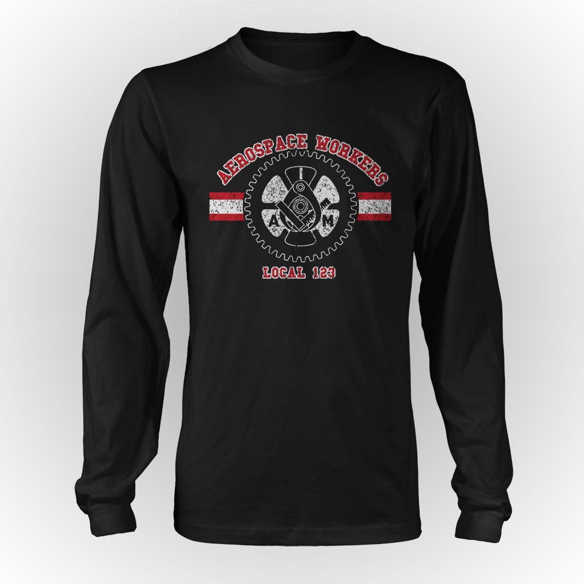 Aerospace Worker Collegiate Red & White Apparel