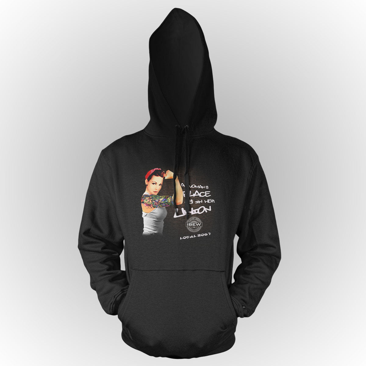 IBEW 2067 - Modern Rosie Wheat Stamp Apparel