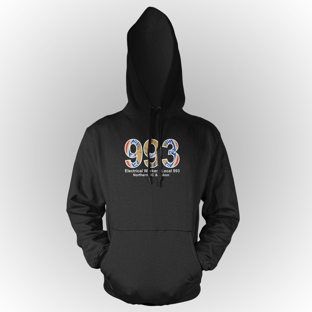IBEW 993 - Masked Logo Apparel (White)