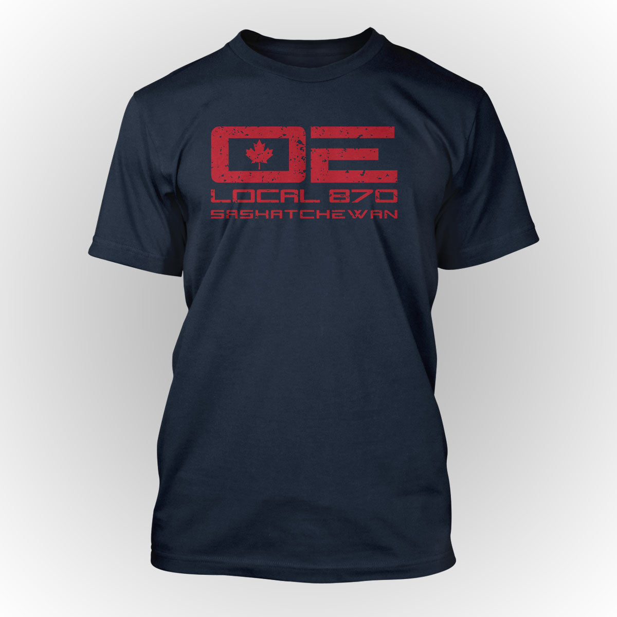 IUOE 870 - Red Logo (Navy)