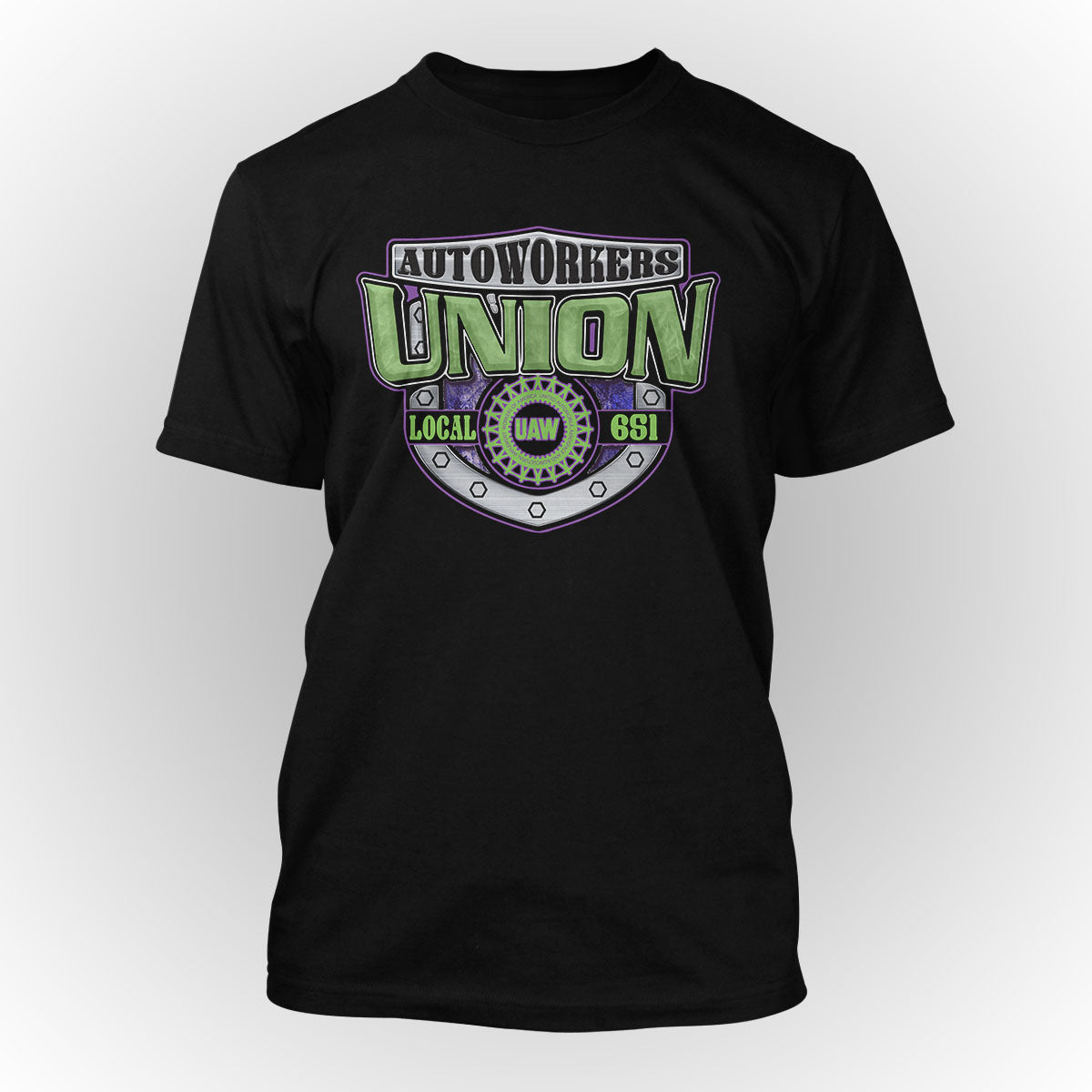 UAW - Green and Purple Shield