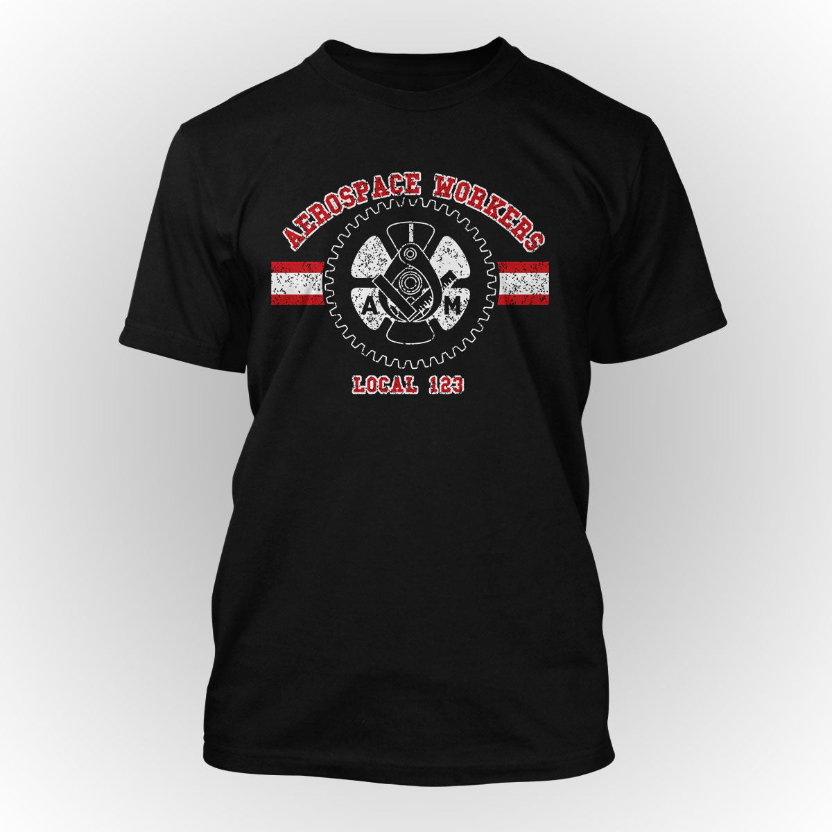 Aerospace Worker Collegiate Red & White Apparel
