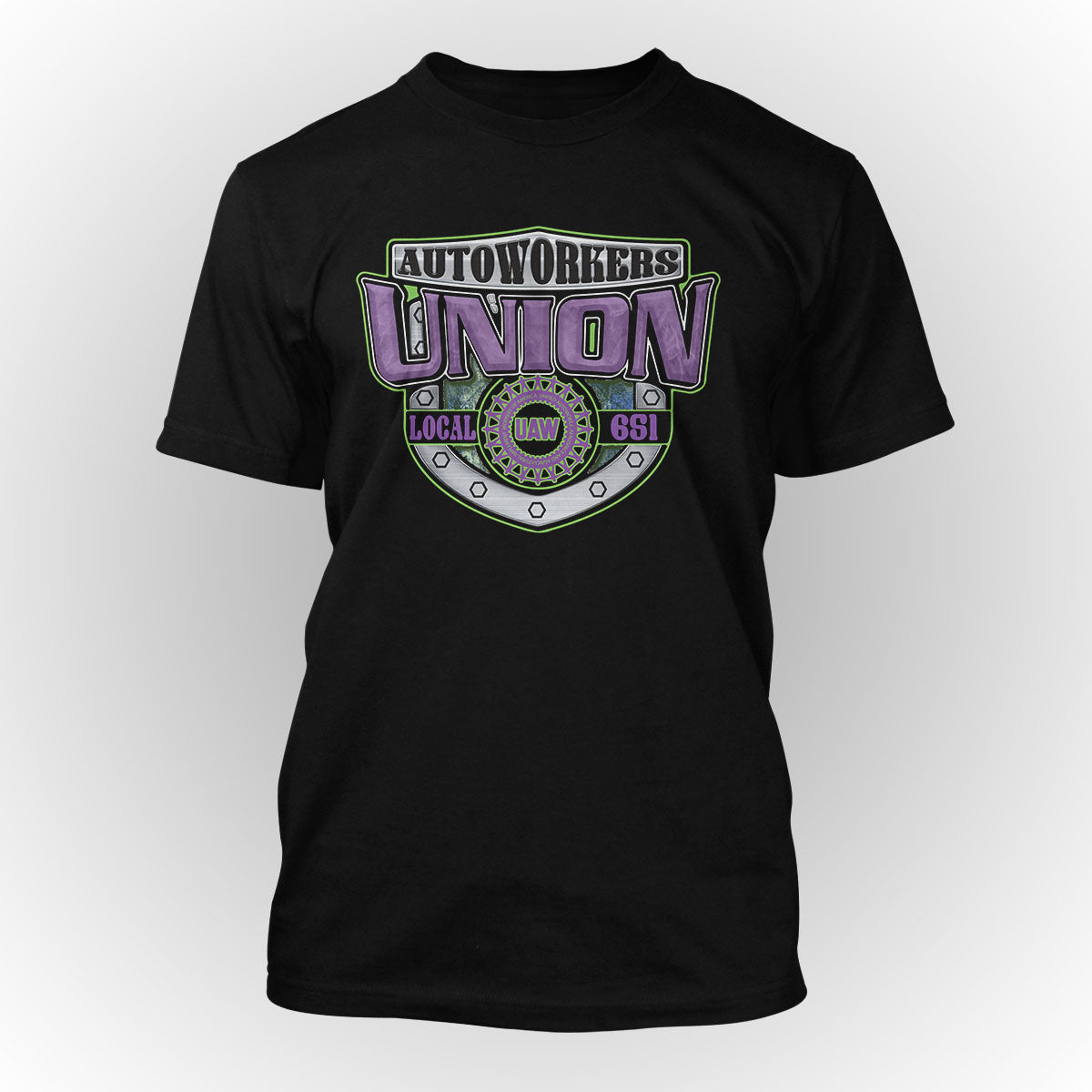 UAW - Purple and Green Shield