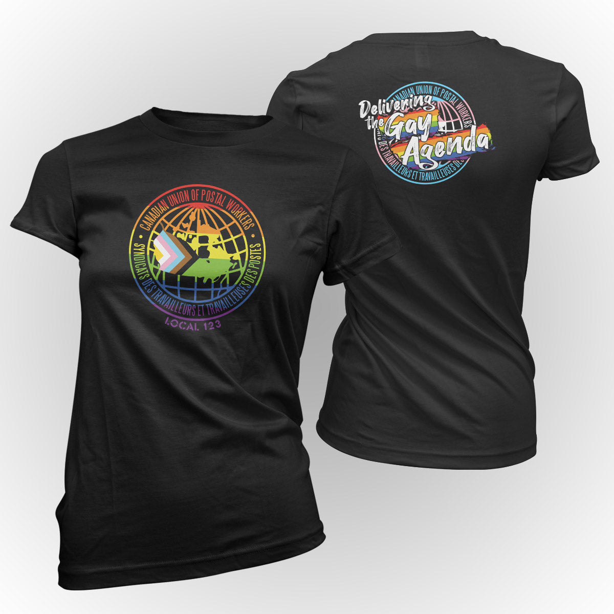 CUPW - Delivering the Gay Agenda (Back Print)