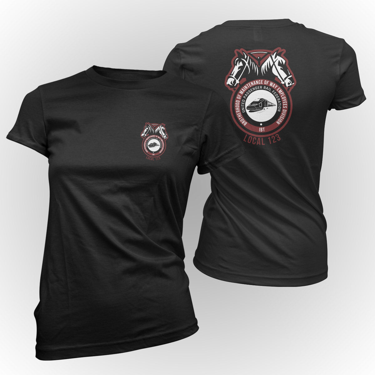 Teamsters - BMWED Basic Logo - Full Back