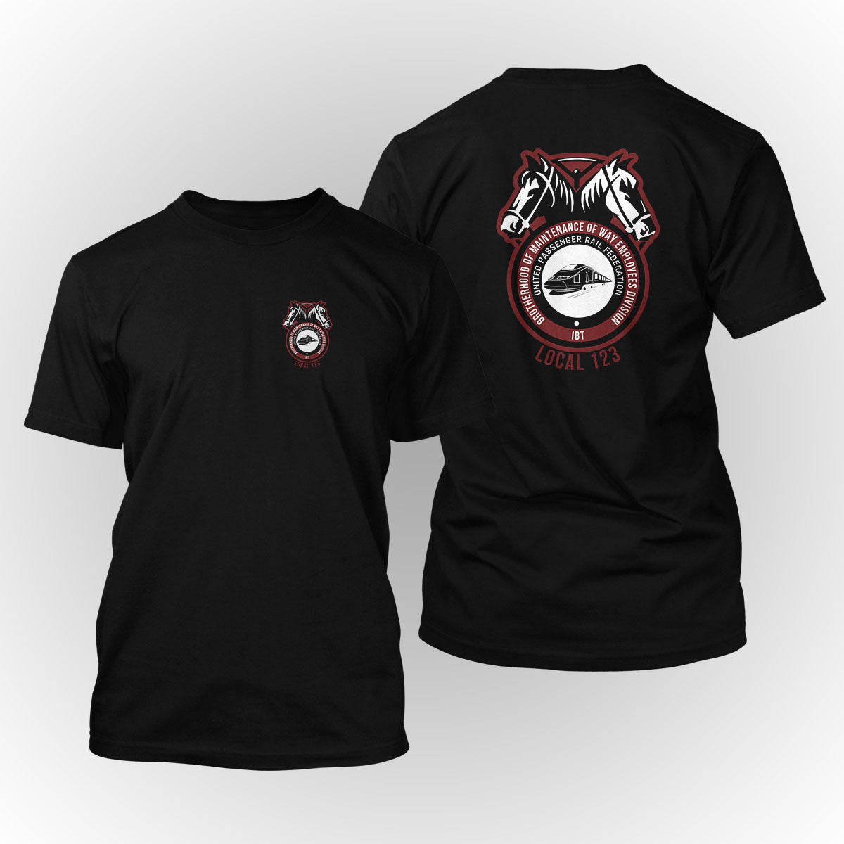 Teamsters - BMWED Basic Logo - Full Back