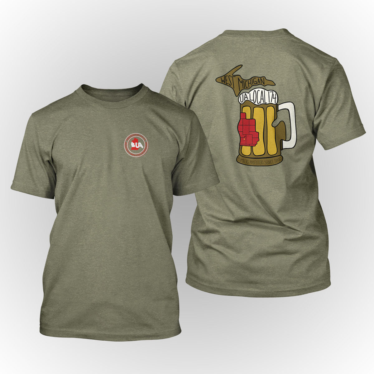 UA Local 174 Beer Mug Apparel