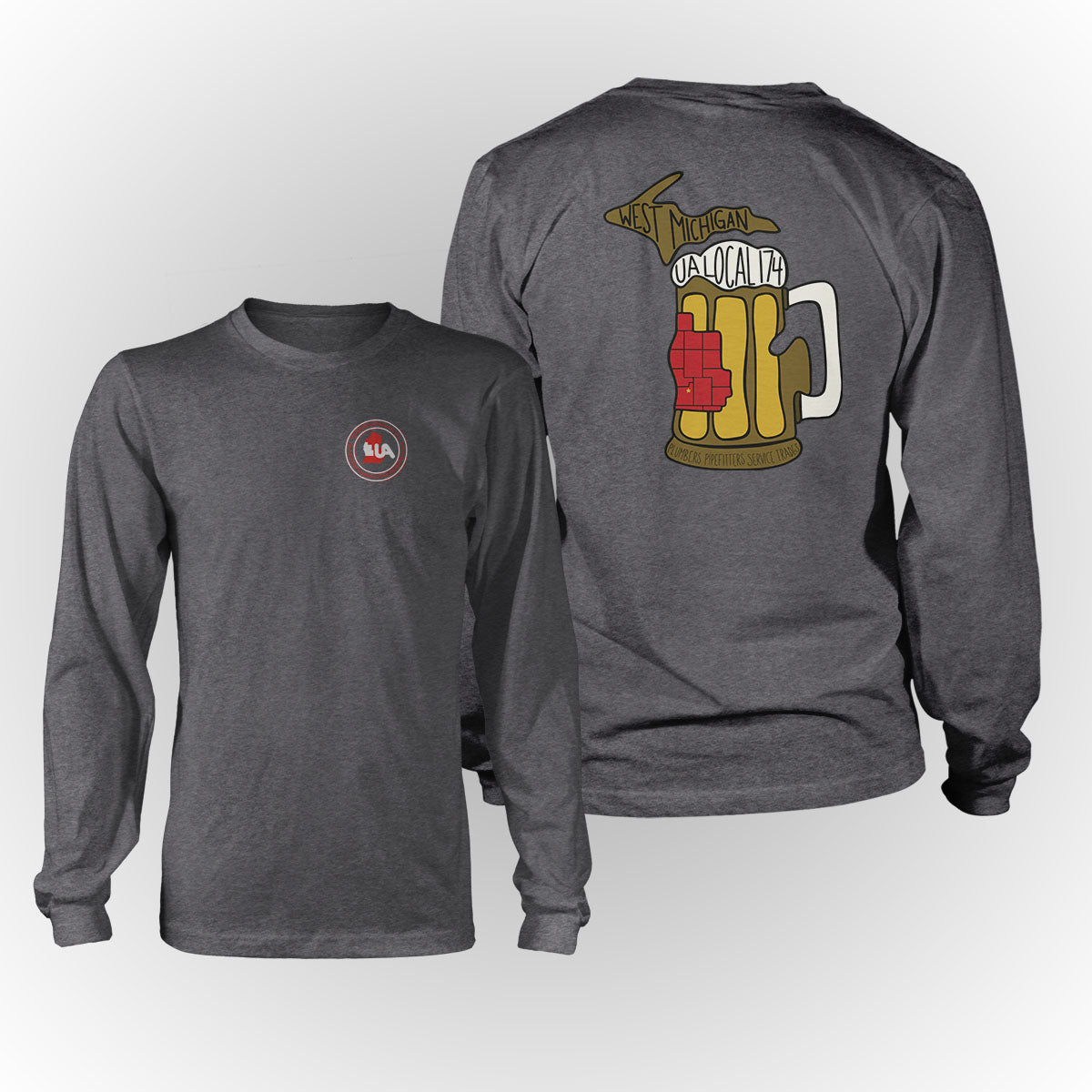 UA Local 174 Beer Mug Apparel