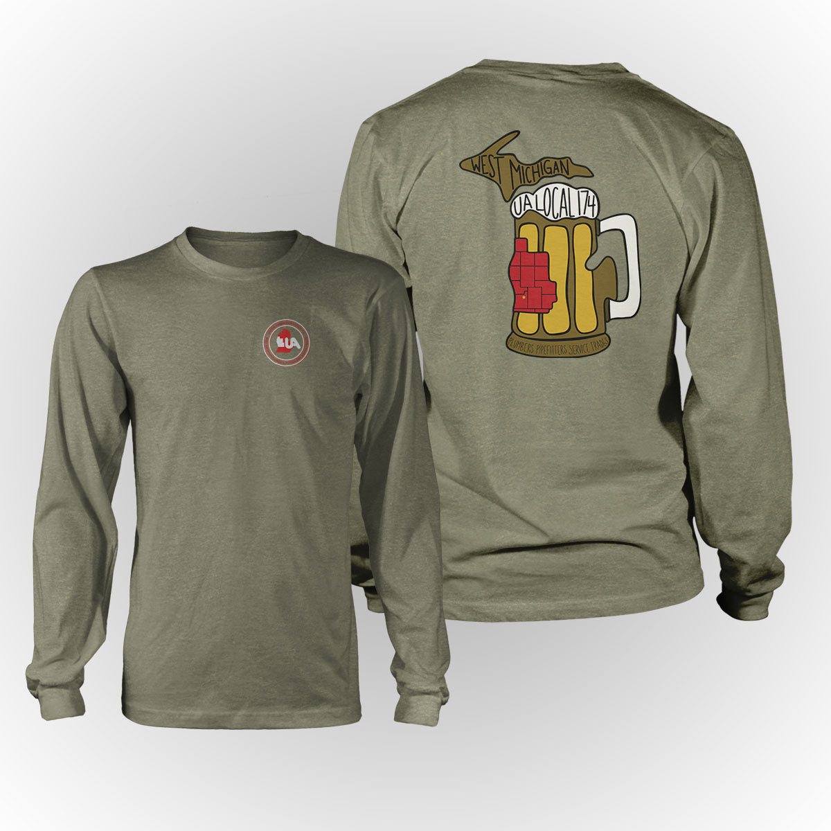UA Local 174 Beer Mug Apparel