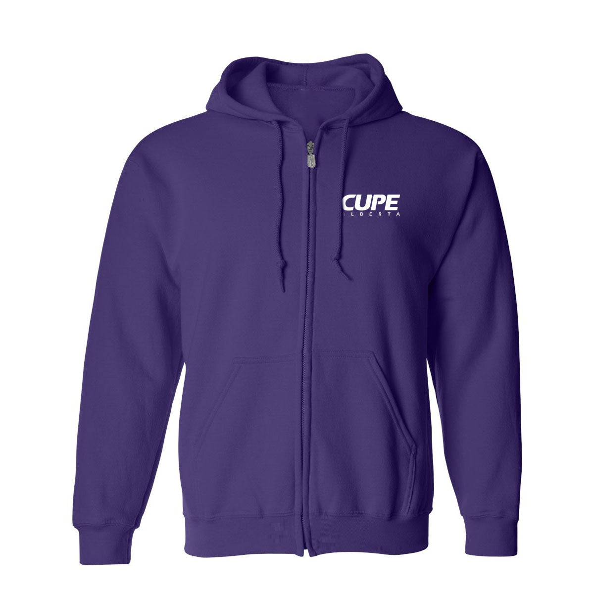 CUPE Alberta Purple Zip Up Hoodie