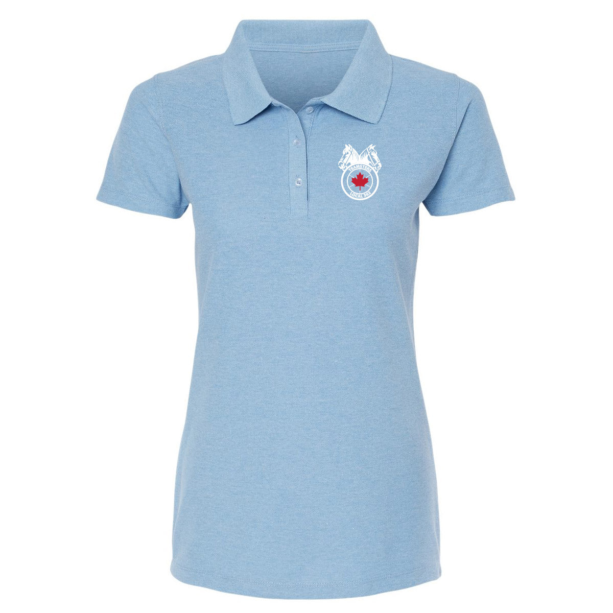Teamsters 362 Ladies Polo - Red & White Logo