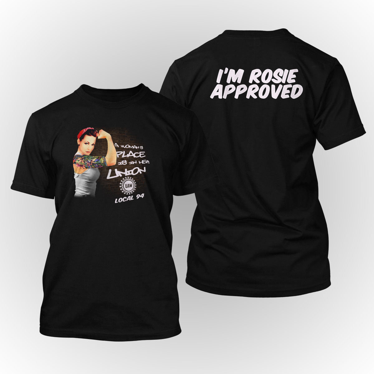 Autoworkers Modern "Rosie Approved" Apparel