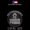 UAW 472 - Iron Fist Apparel - w/ Left Sleeve Print