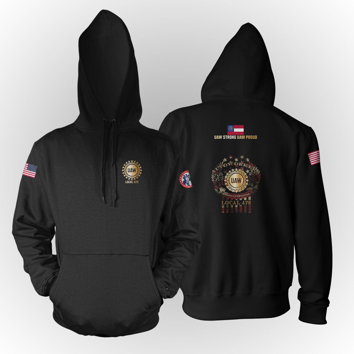 UAW 472 - Winged Apparel - w/ Left Sleeve Print