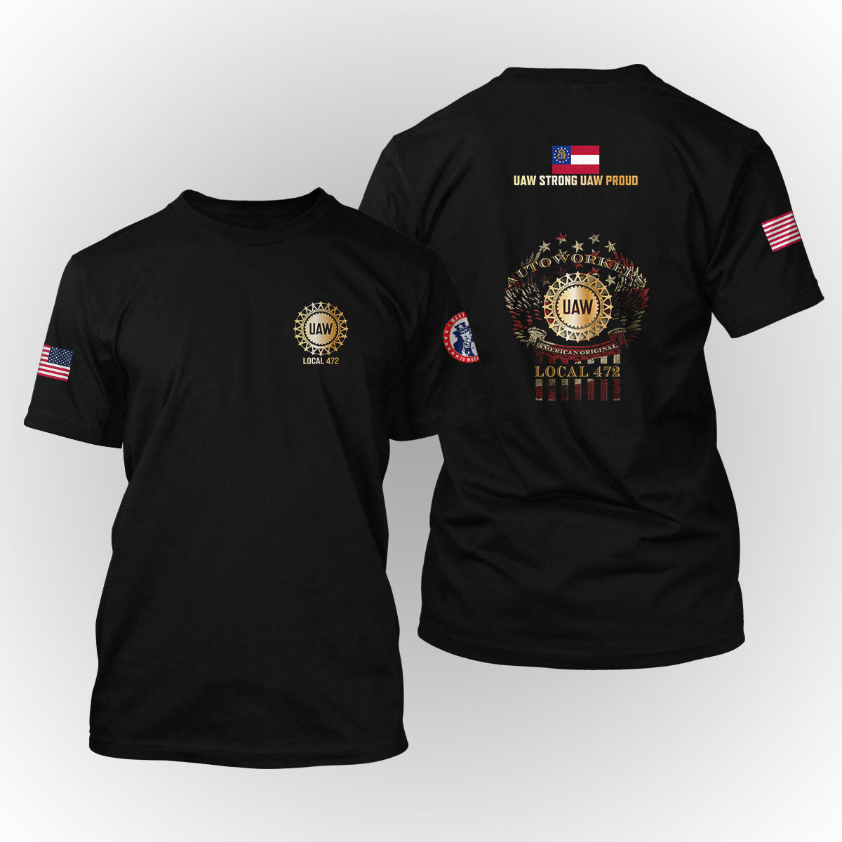 UAW 472 - Winged Apparel - w/ Left Sleeve Print
