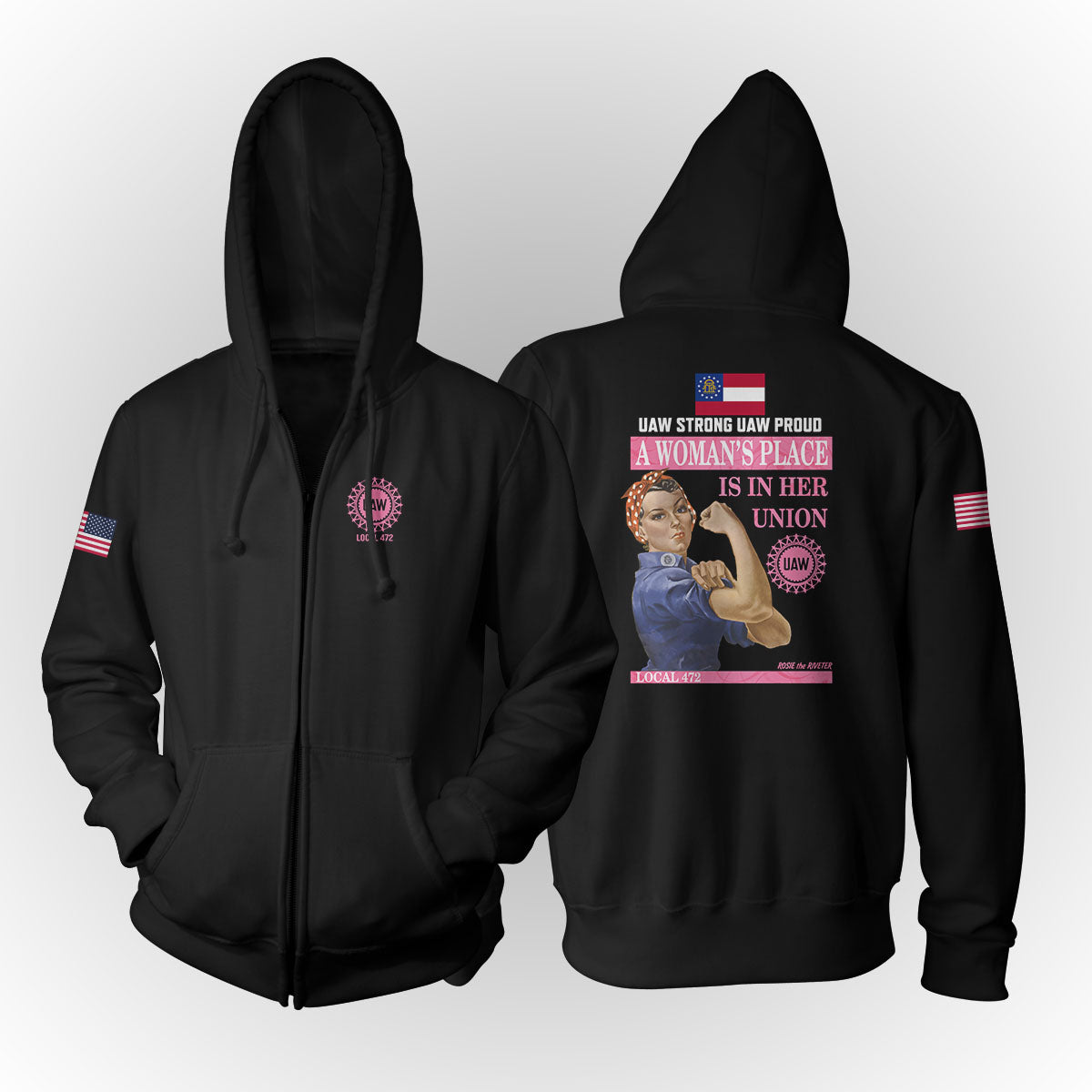 UAW 472 - Classic Rosie Apparel
