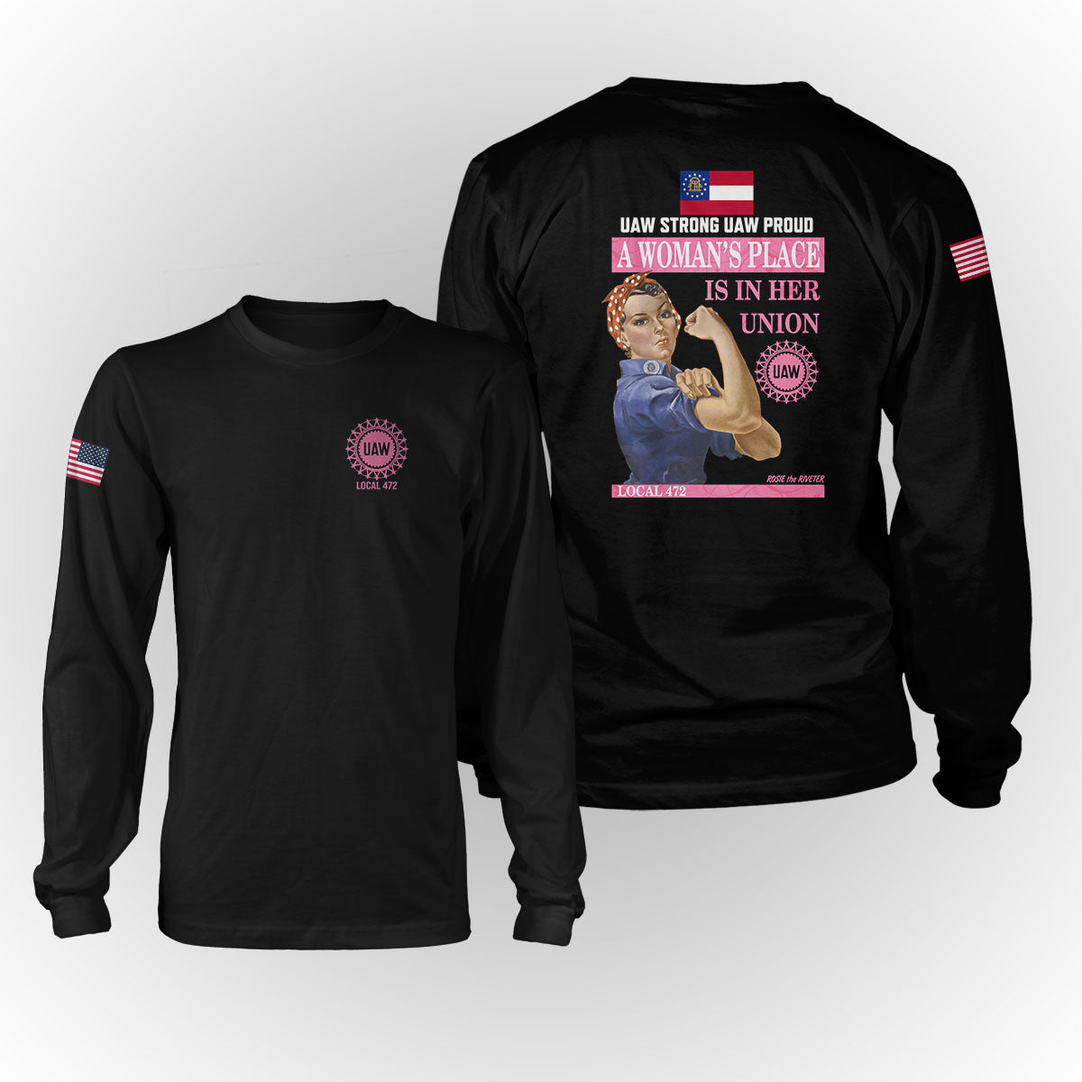 UAW 472 - Classic Rosie Apparel