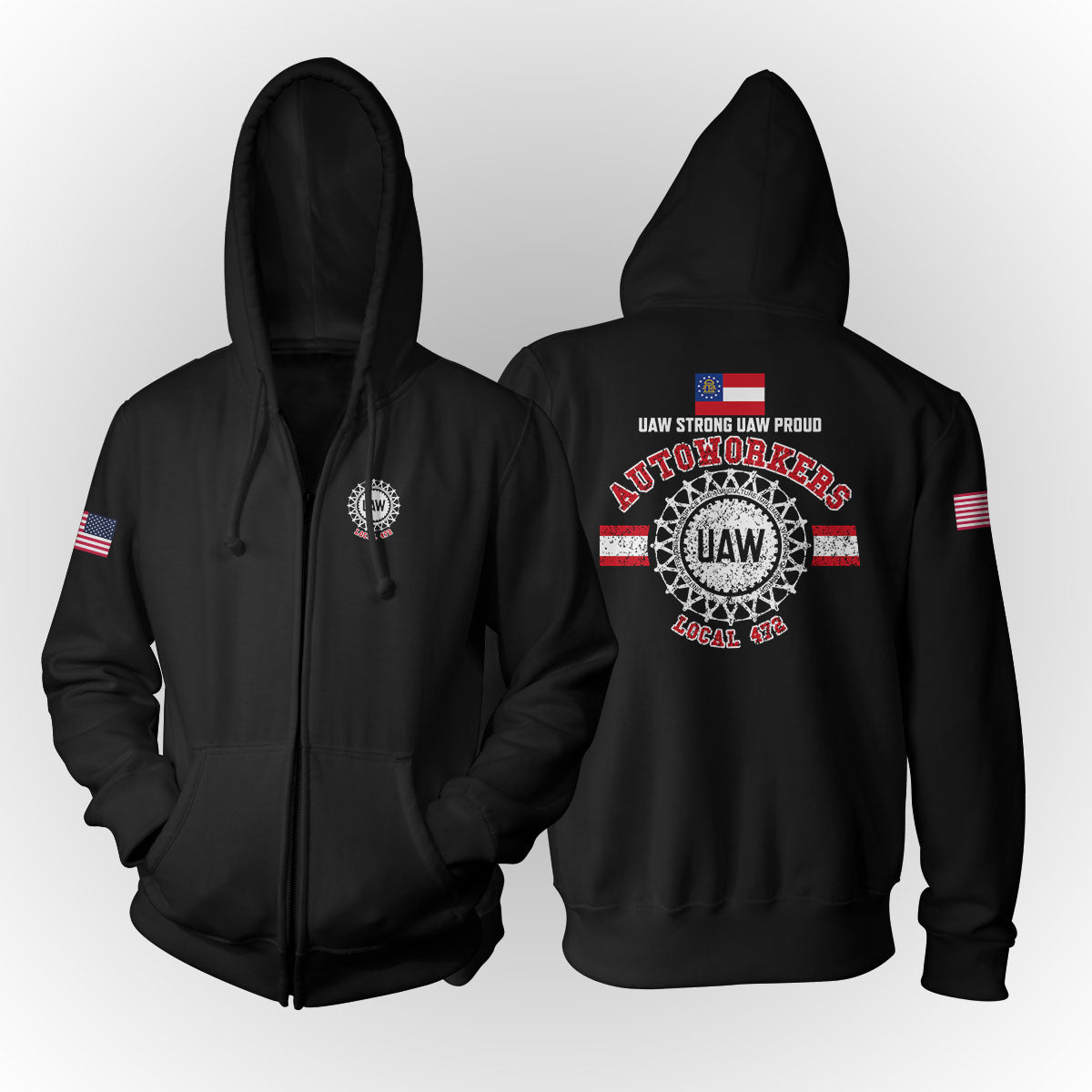 UAW 472 - Red White Apparel