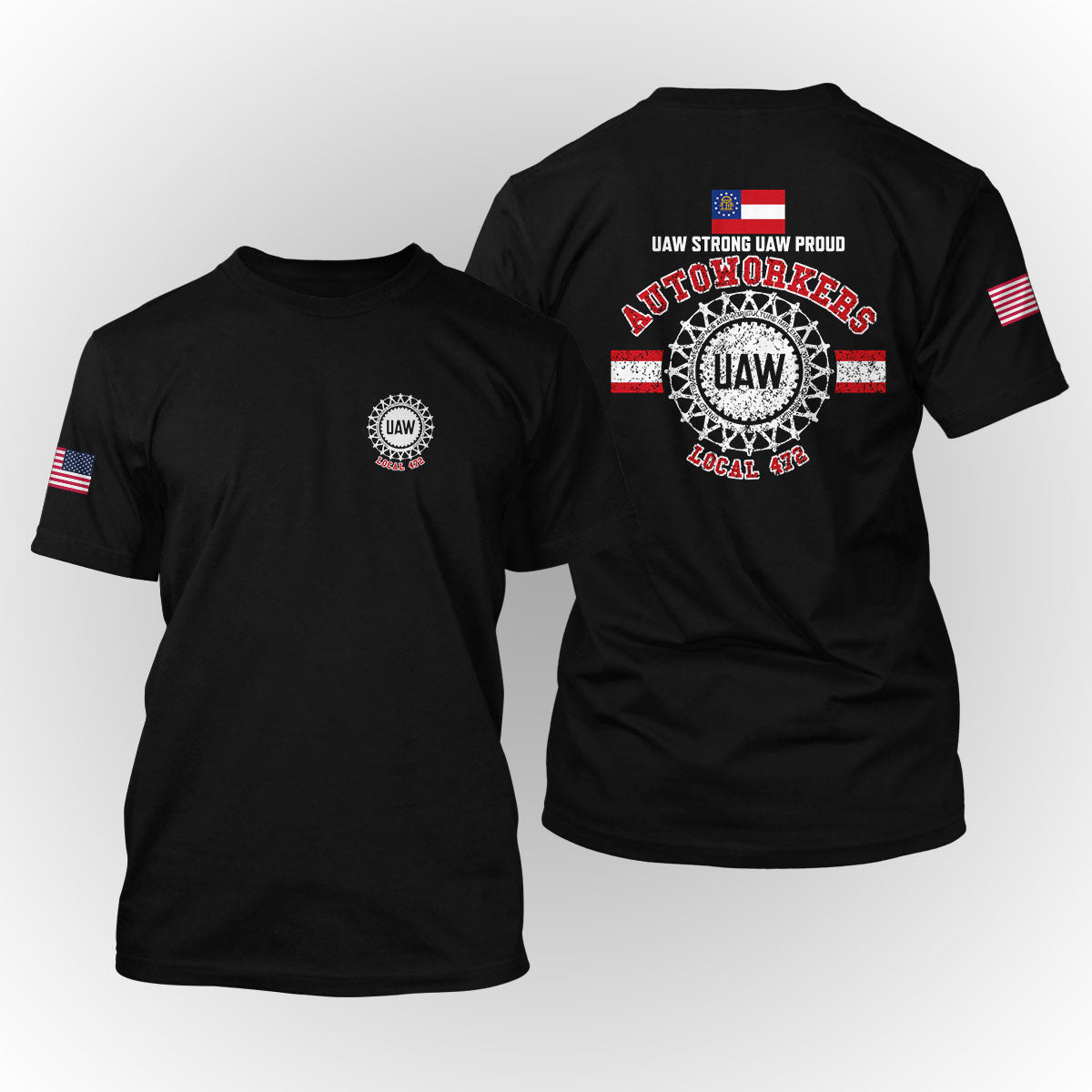 UAW 472 - Red White Apparel