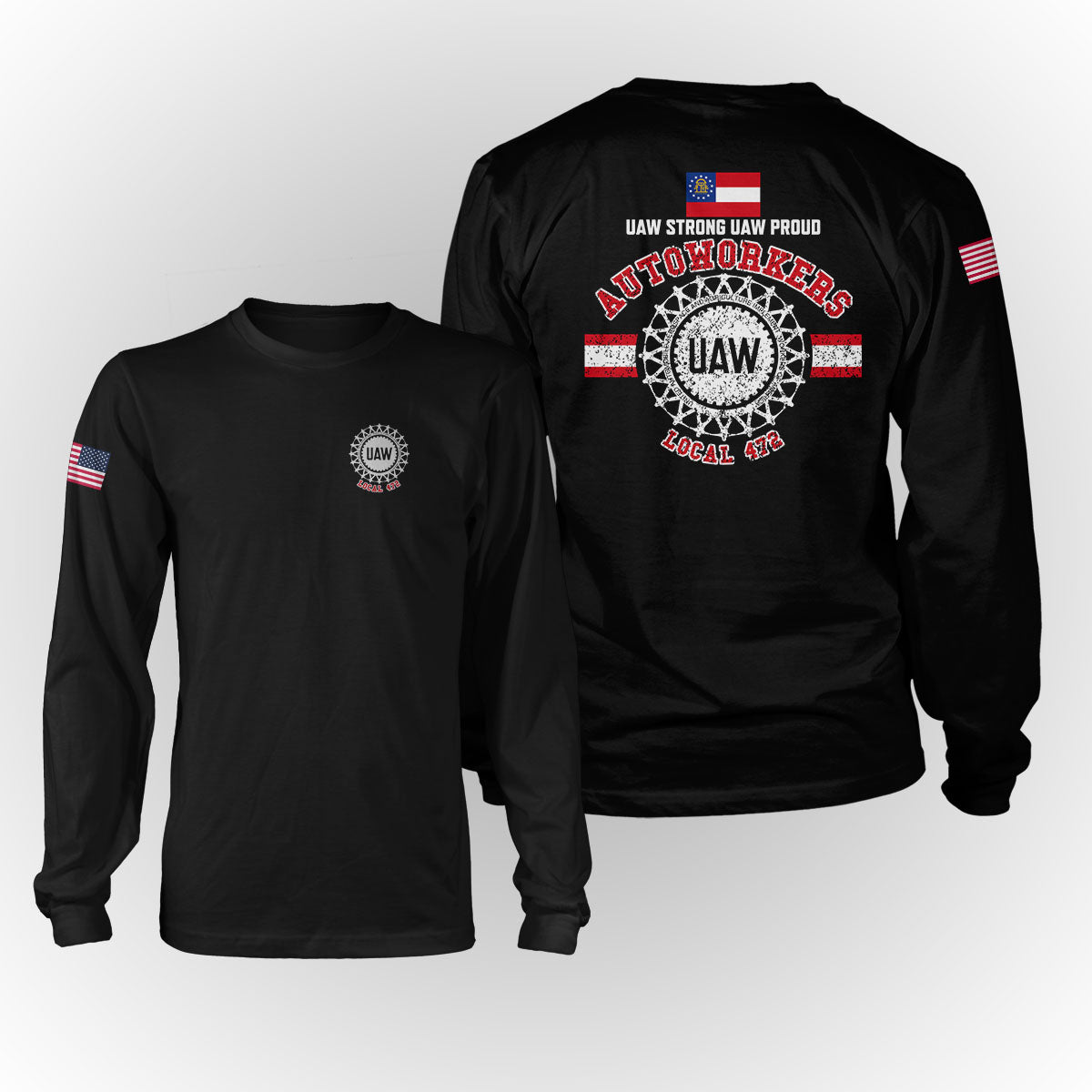 UAW 472 - Red White Apparel