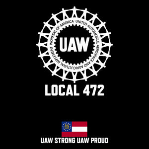 UAW 472 - Basic Logo Flag Apparel /w Left Sleeve