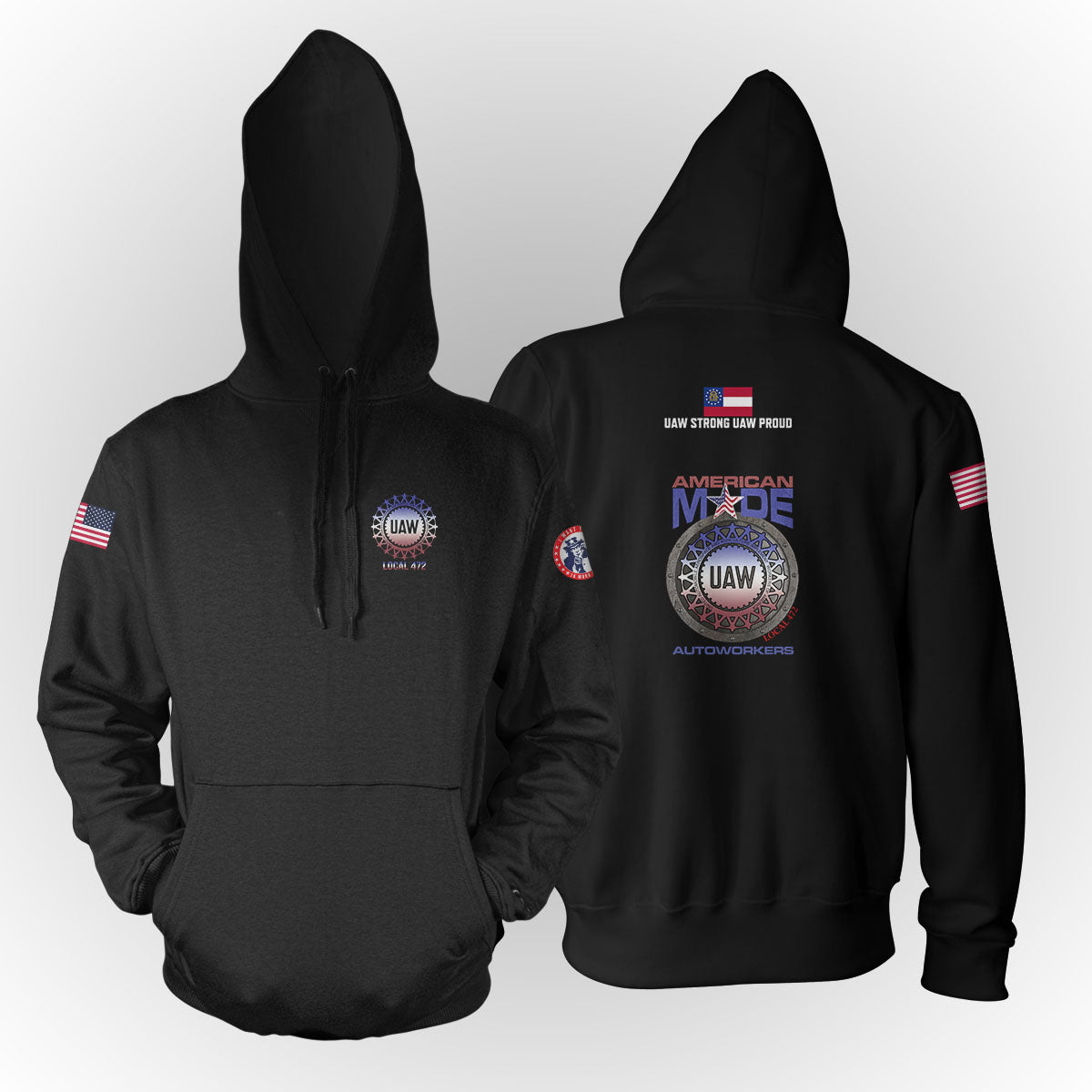 UAW 472 - American Made w/ Left Sleeve Print