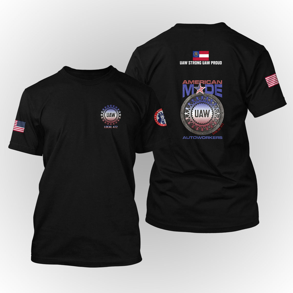 UAW 472 - American Made w/ Left Sleeve Print