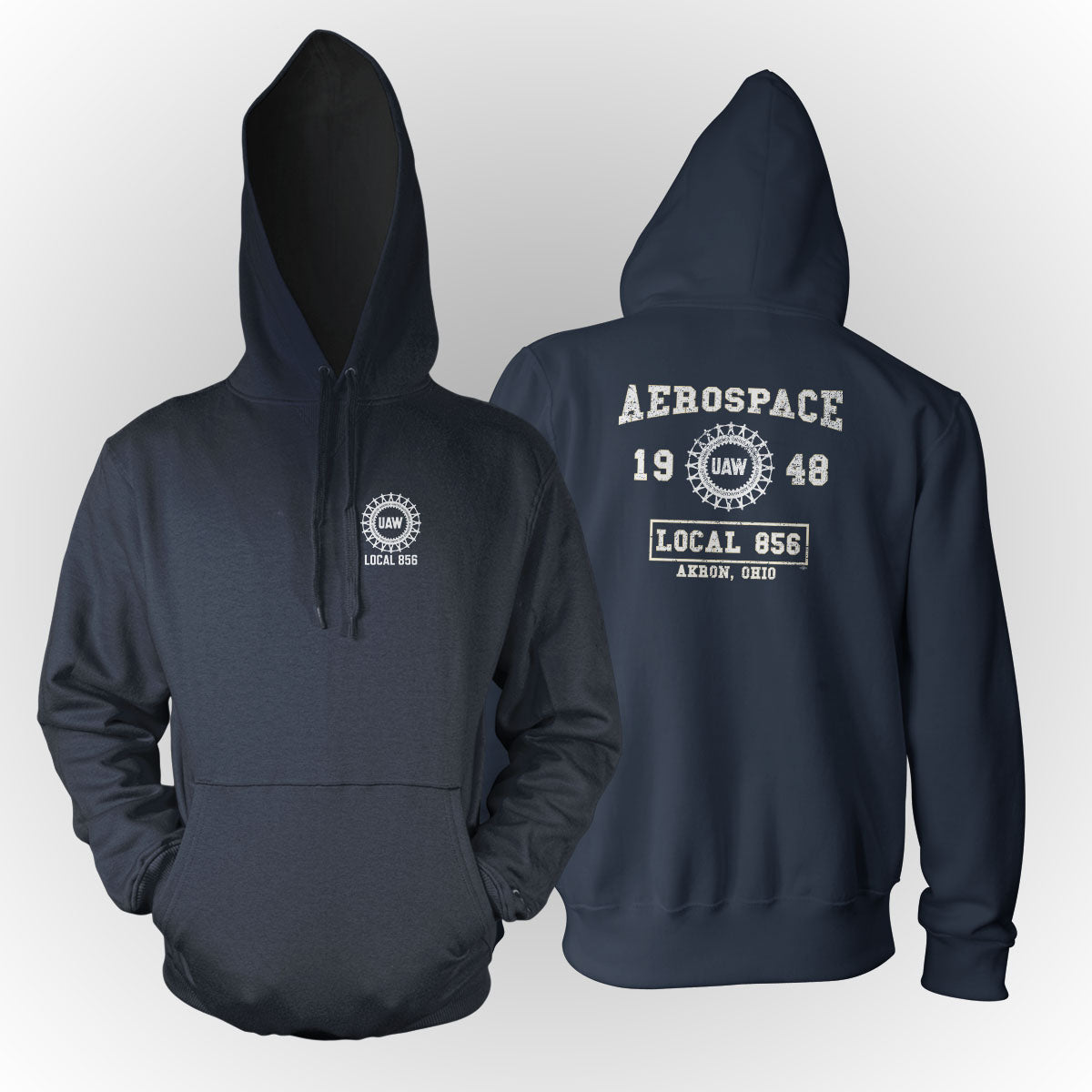 Collegiate Design UAW 856 Apparel - Navy