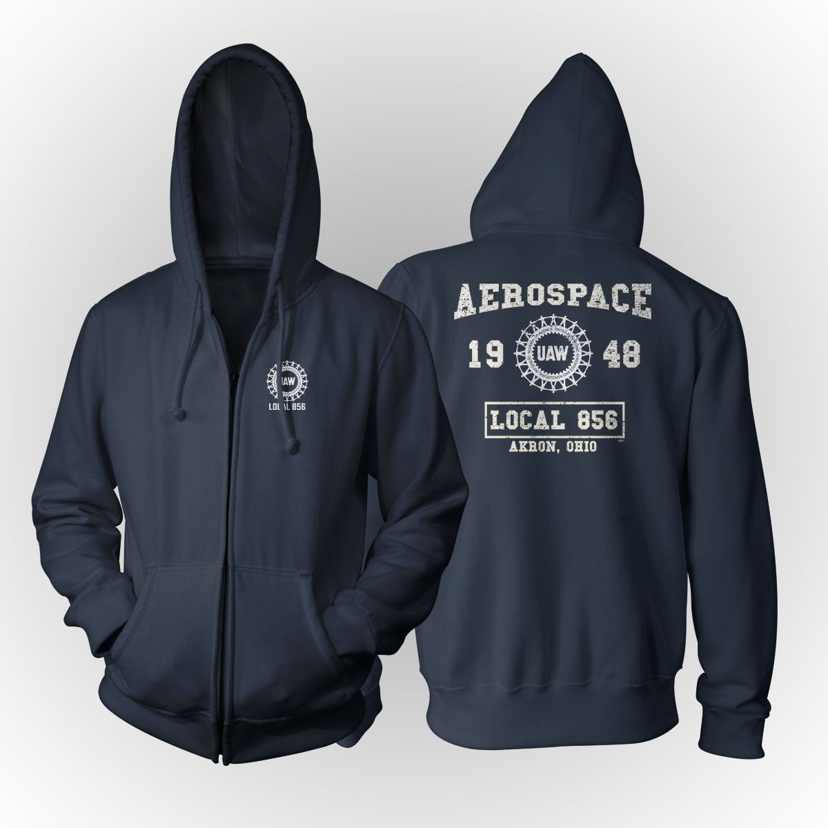 Collegiate Design UAW 856 Apparel - Navy