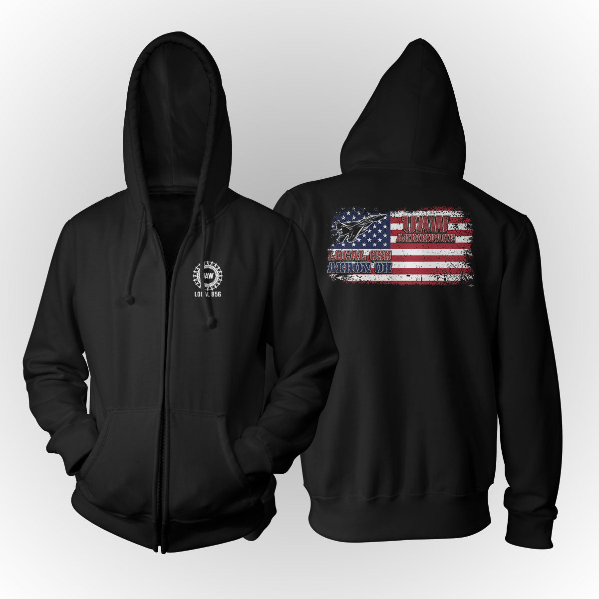 Fighter Jet UAW 856 Apparel - Black