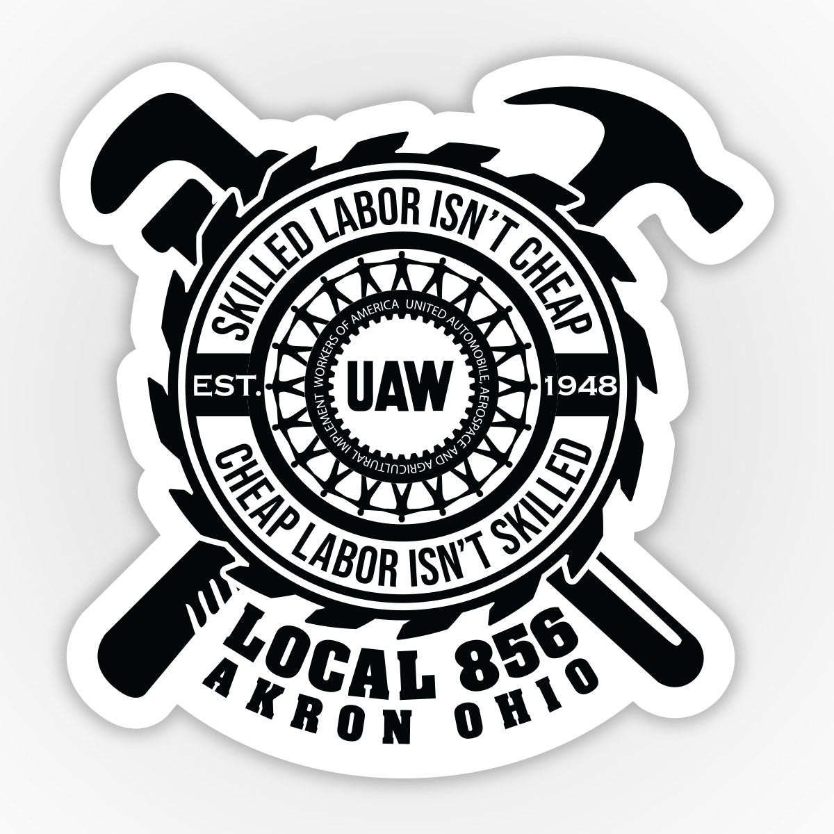 UAW 856 - Skilled Trades Decal