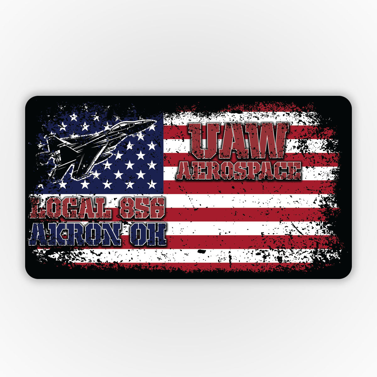 UAW 856 - Fighter Jet Decal