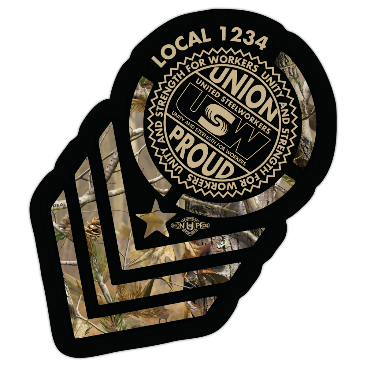 USW Military Decal