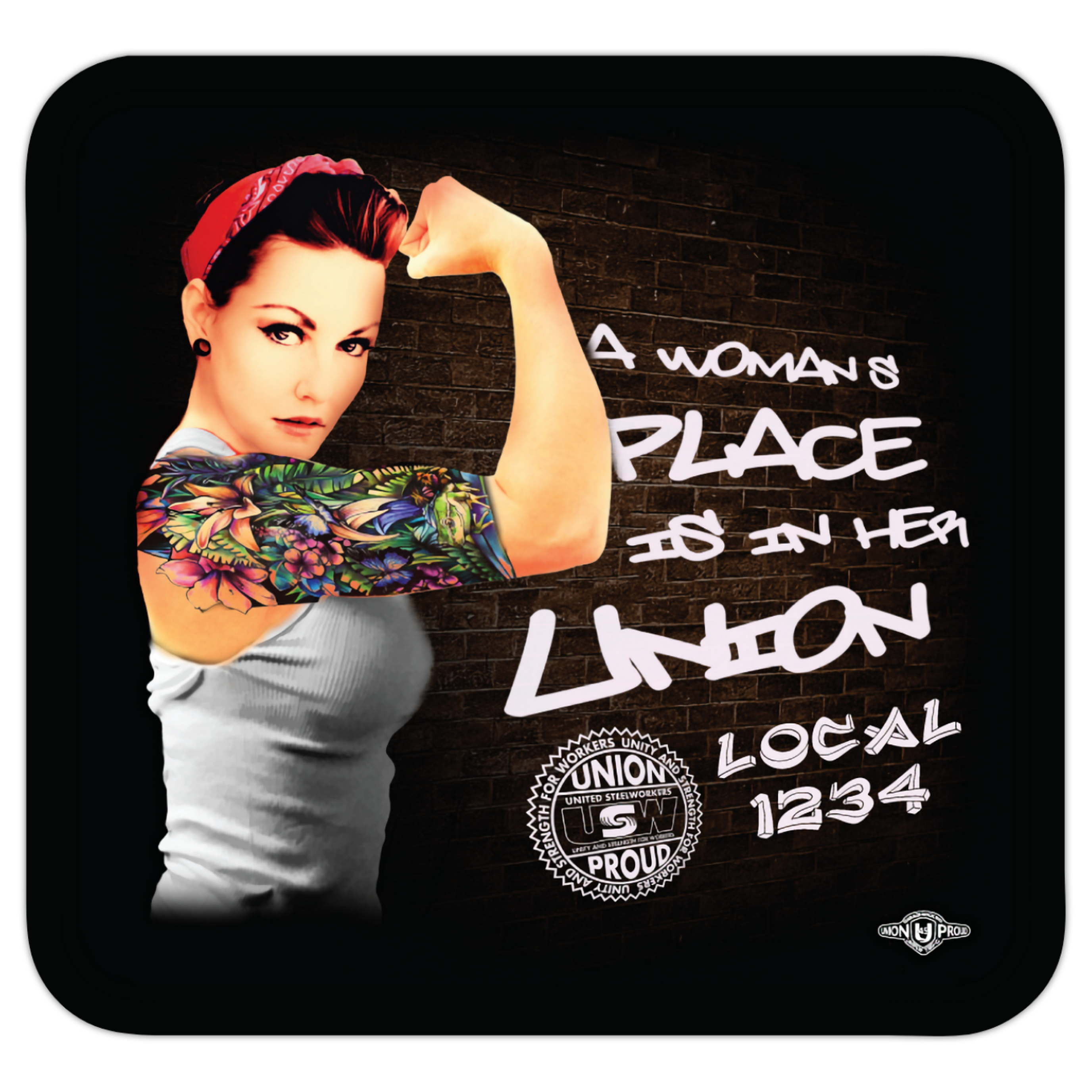 USW Modern Rosie Decal