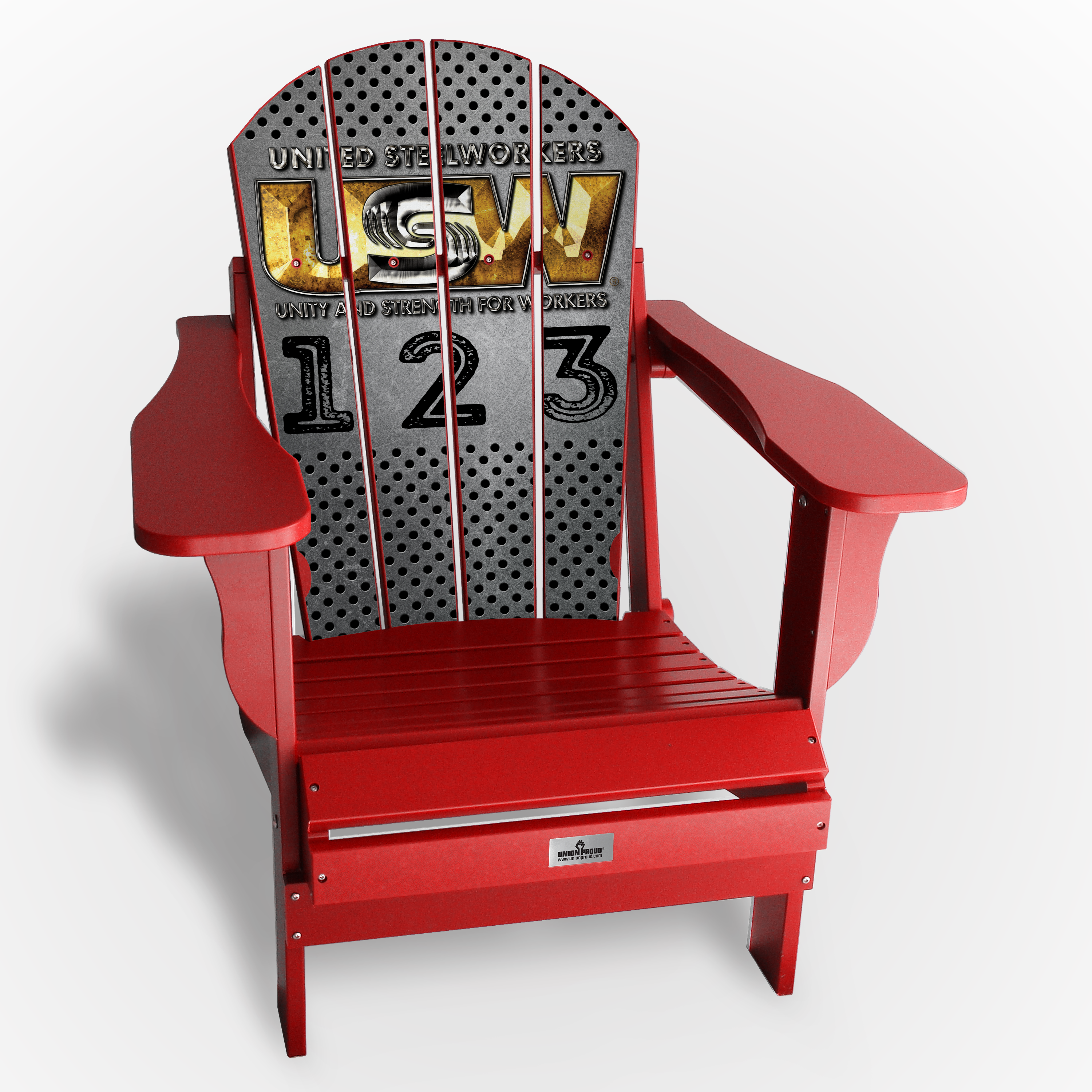 USW Adult Resin Folding Chair