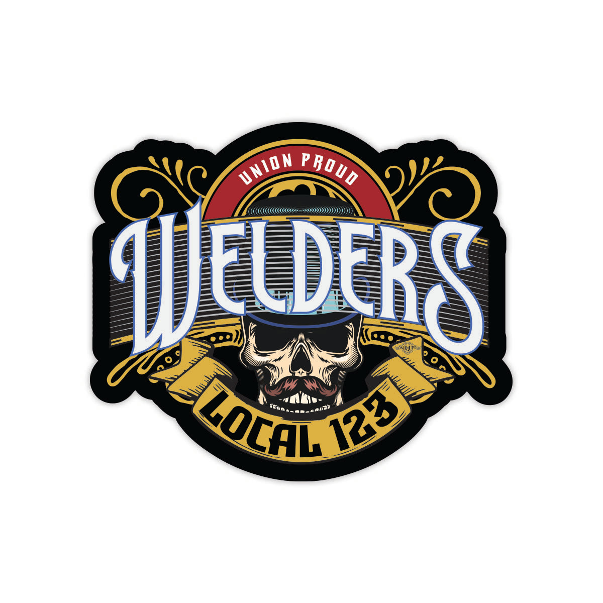 UA - Welders Skull Decal