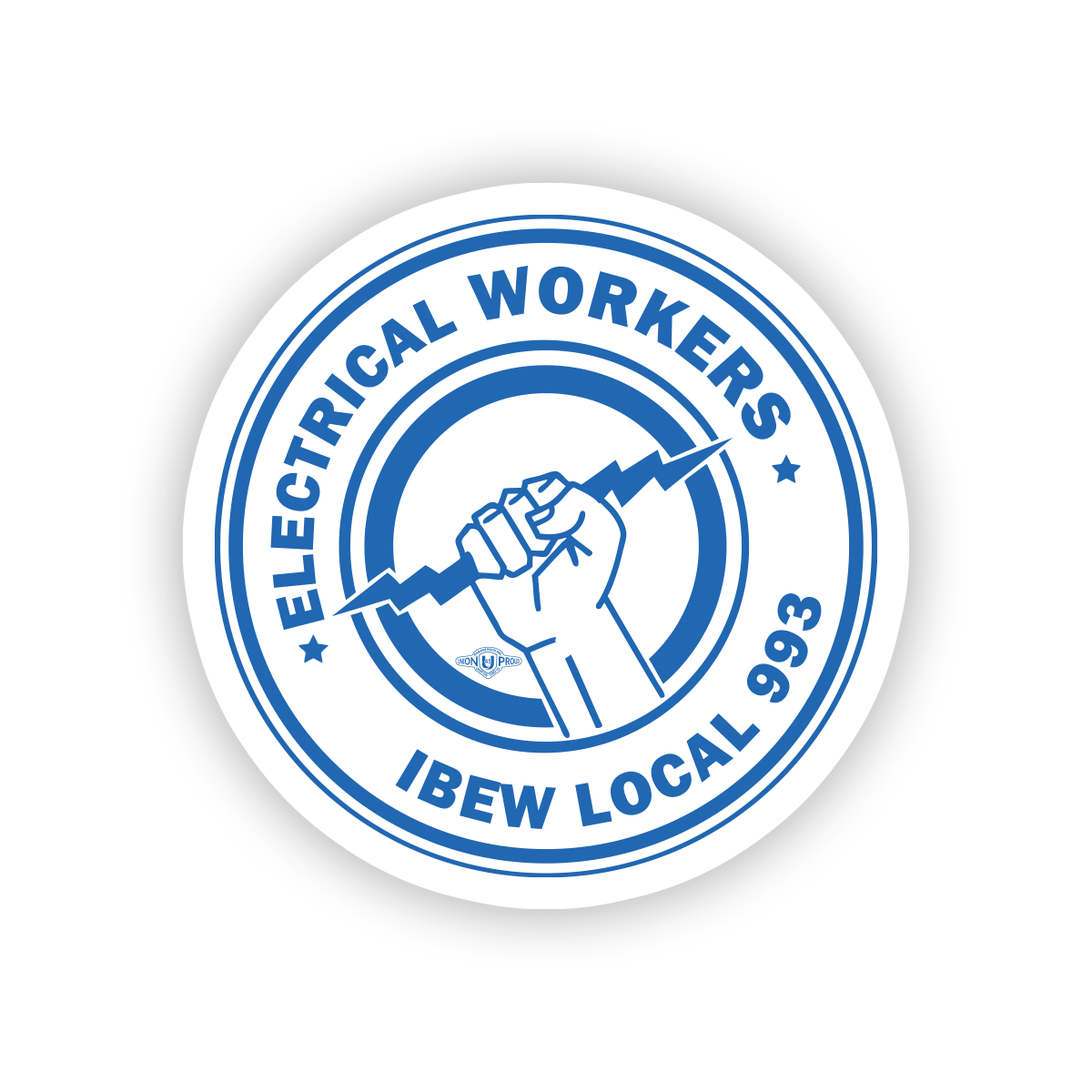 IBEW 993 - Circle Logo Decal