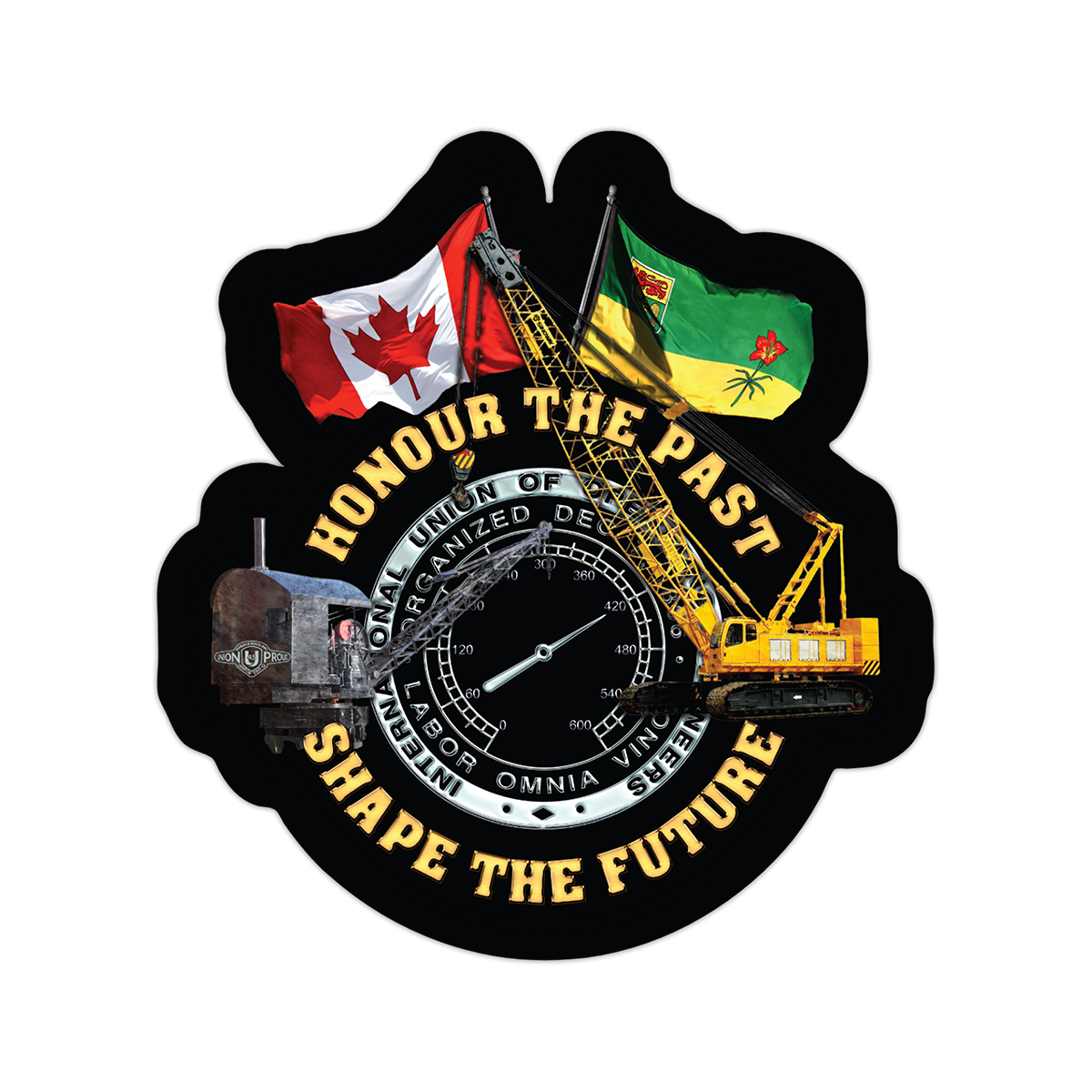 IUOE 870 - Honour the Past Decal