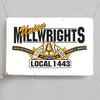 Millwright LU 1443 - White 4' x 6' Outdoor Grade Vinyl Banner