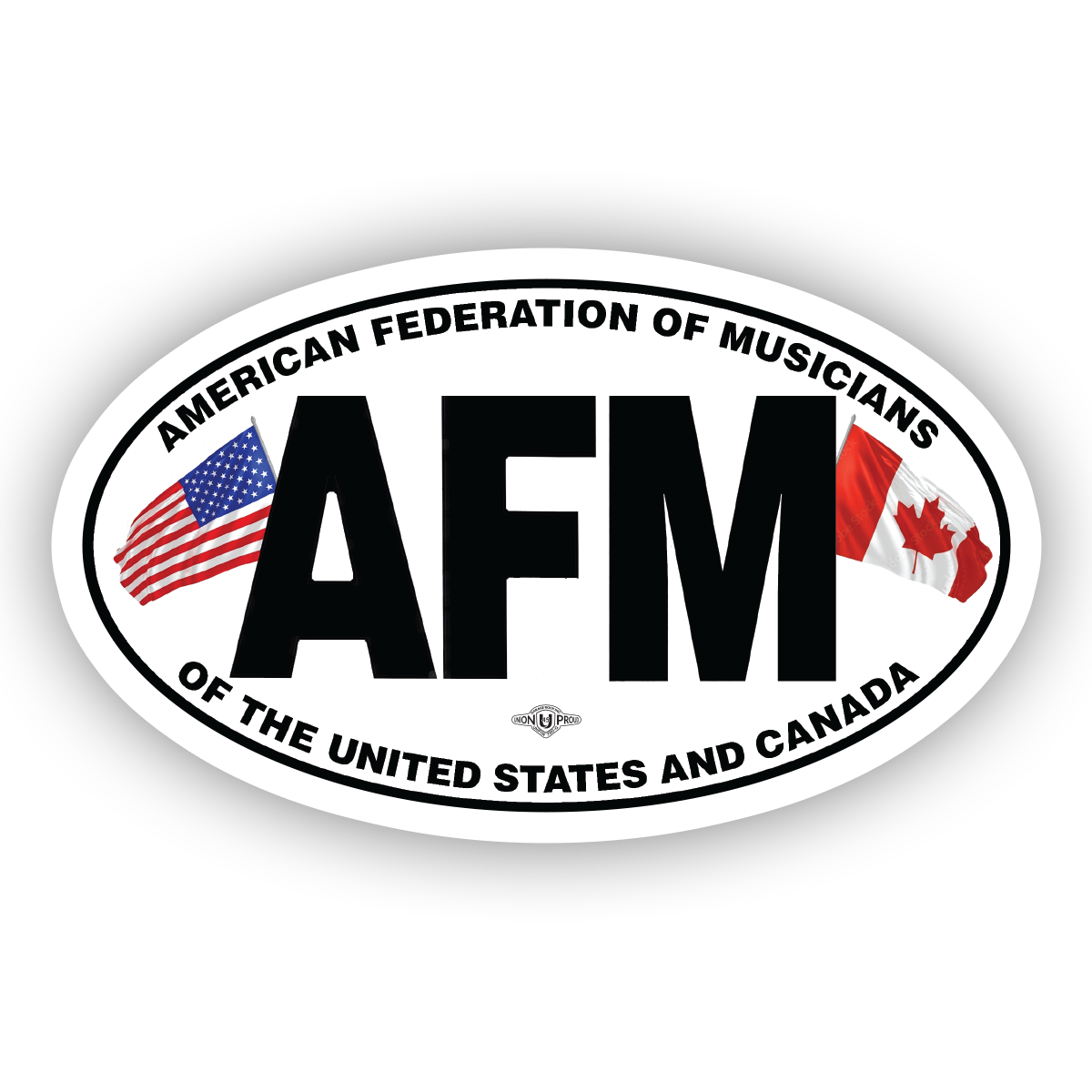 AFM Two Flags Decal