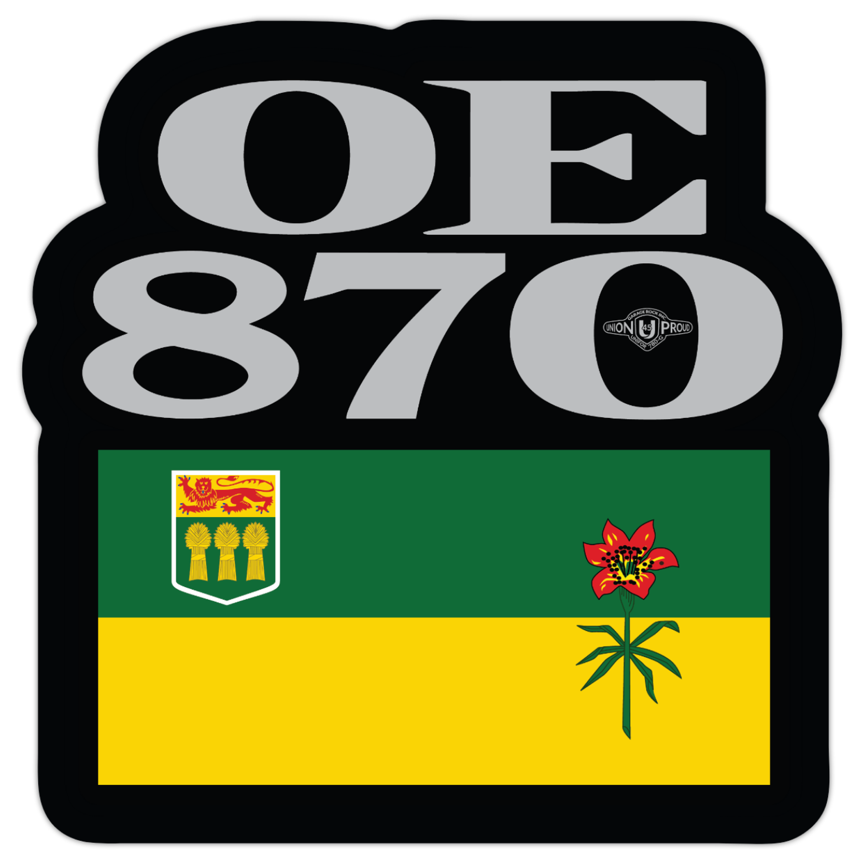 IUOE 870 - OE Saskatchewan Decal