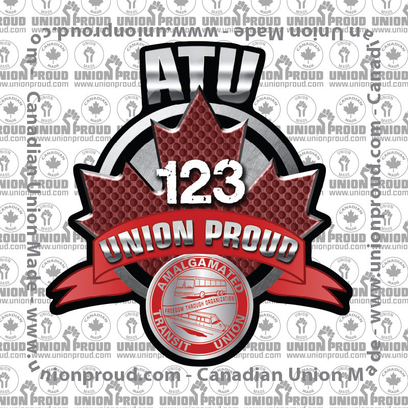 ATU Round Canada Decal