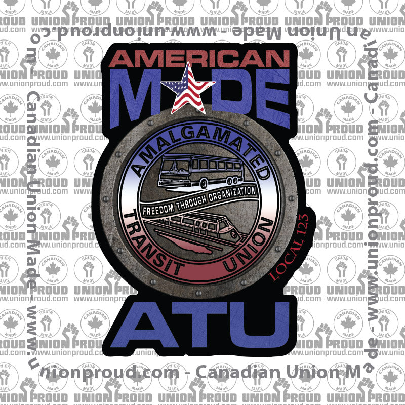 ATU Round America Decal