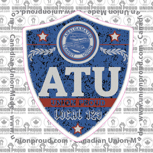 ATU Blue Badge Decal