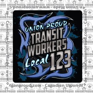 ATU Blue Metal Decal