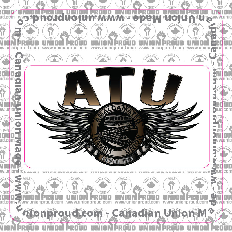 ATU Steel Wings Decal