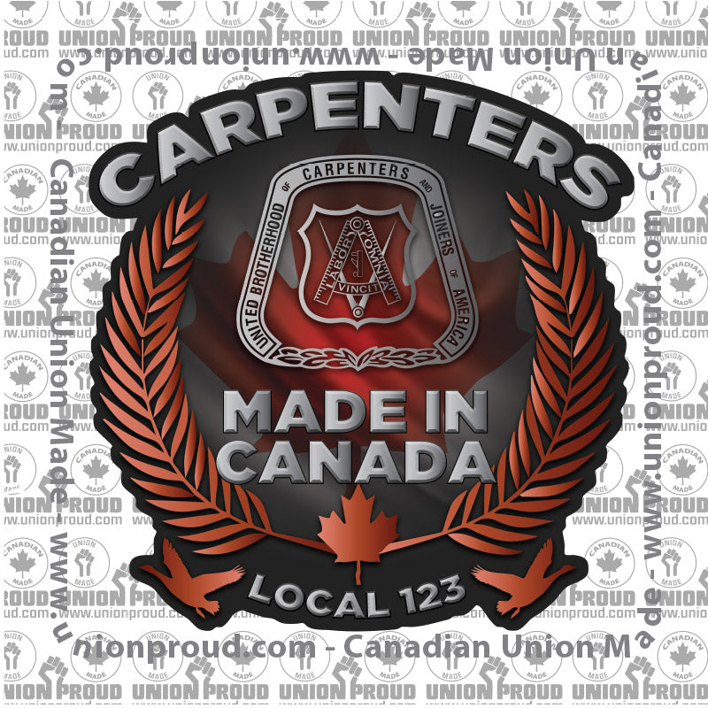 Carpenters Canadian Decal