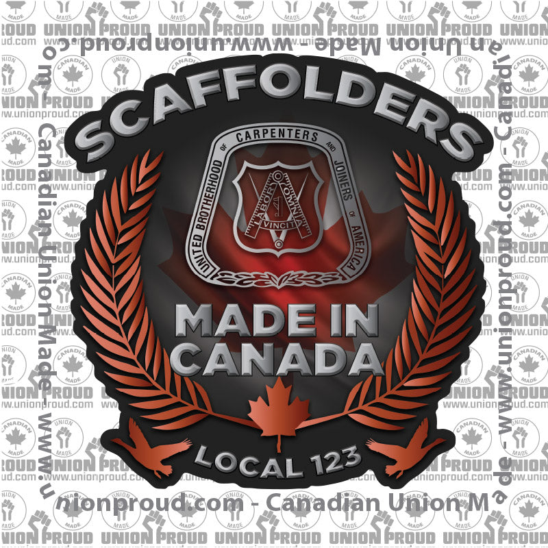 Scaffolders Canadian Decal