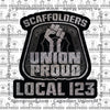 Scaffolders Iron Fist Decal