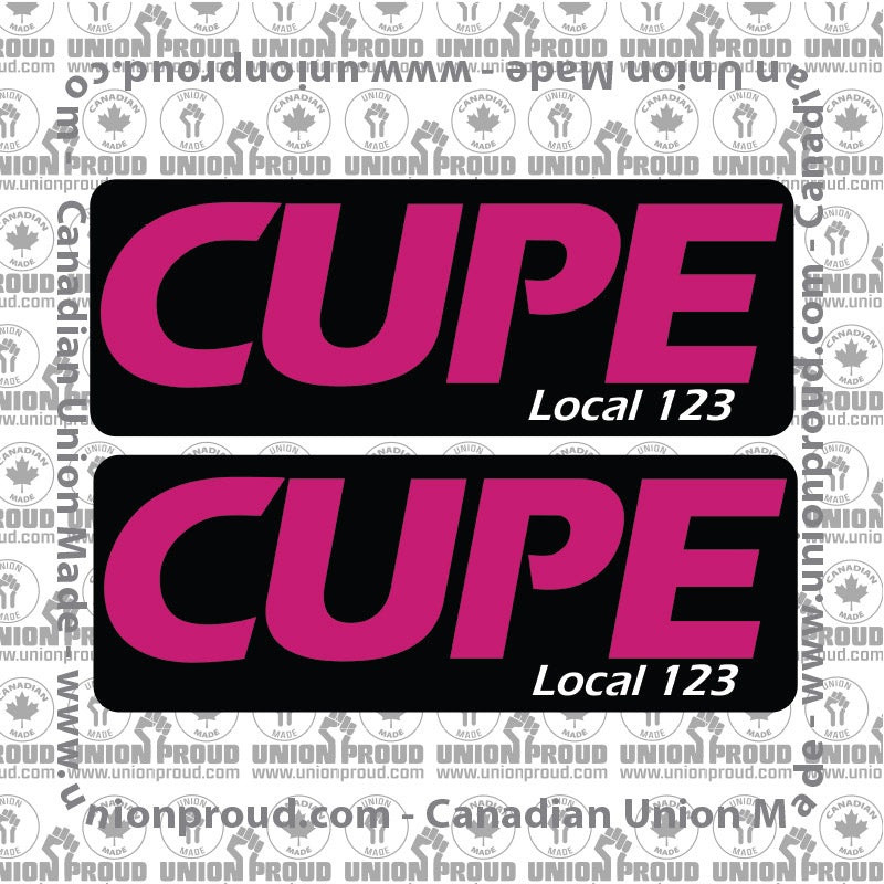CUPE Plain Logo Decal